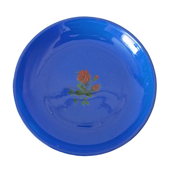 ベトナム プラスチック バラ ローズ  丸皿 （3色）レトロ かわいい【画像3】