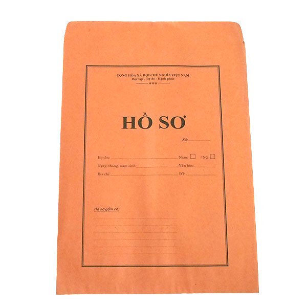 ベトナム HO SO（ファイル ベトナム語の履歴書） 封筒