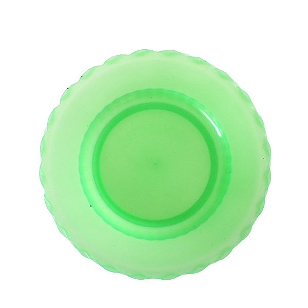 ベトナム  波型 プラスチック 皿  中サイズ   ピンク グリーン 直径約18cm カラフル レトロ ポップ【画像5】