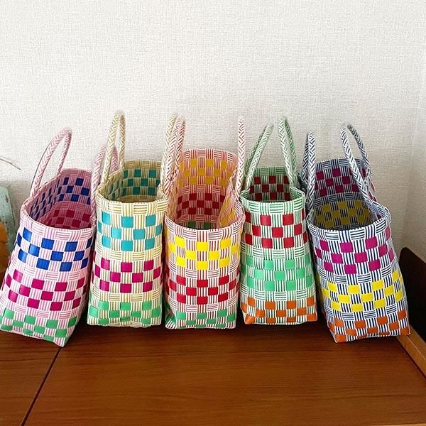 ベトナム プラカゴバッグ ストロベリーミックス（縦 19 横25