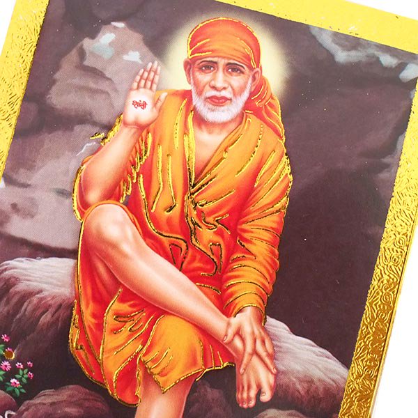 インド 神様 ポストカード  シルディ・サイ・ババ  A   サイババの本家 奇跡を起こした大聖者【画像3】