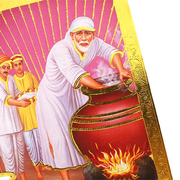 インド 神様 ポストカード  シルディ・サイ・ババ  B サイババの本家 奇跡を起こした大聖者【画像3】