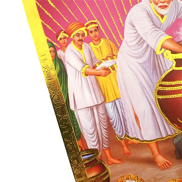 インド 神様 ポストカード  シルディ・サイ・ババ  B サイババの本家 奇跡を起こした大聖者【画像4】