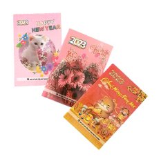 新着商品 ベトナム 2023年 ネコ年 ミニスケジュール帳 （3種） 約10cm×約6.5cm