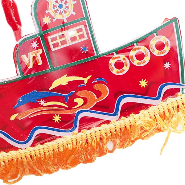 ベトナム 中秋節 飾り 船（3色）カラフル オーナメント【画像5】