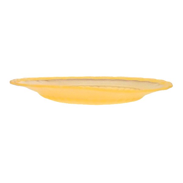 ベトナム  波型 プラスチック 皿  中サイズ  オレンジ 直径約18cm カラフル レトロ ポップ【画像3】