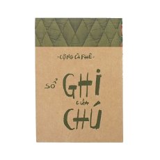 【ベトナム直輸入】ベトナム  コンカフェ メモ帳（SO GHI CUA CHU ）