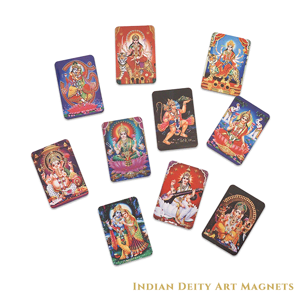 インドの神様アートマグネット 笑福Lotus