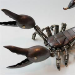 サソリ|オブジェ Objet|作品 Works|インテリアメタルアート サソリ|オブジェ Objet|作品 Works|インテリアメタルアート