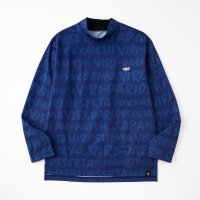 L/S Mock Neck Tee Logo Grafity PrintMENS