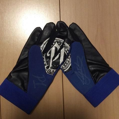 新日本プロレス WWE AJスタイルズ直筆サイン手袋セール アウ