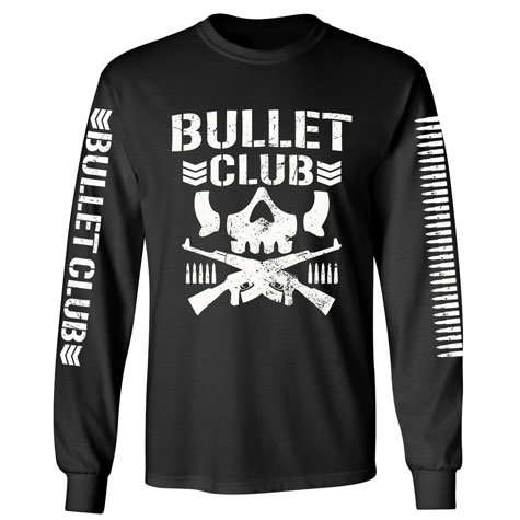 Bullet Club（バレット・クラブ） BC 4 Print 長袖Tシャツ - レスリング・マーチャンダイズ