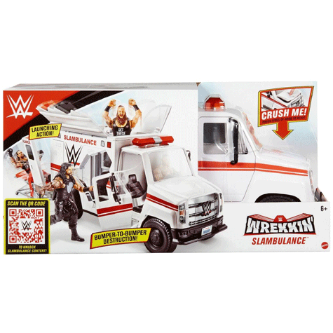 WWE Wrekkin Slambulance 救急車 プレイセット - レスリング WWE Wrekkin Slambulance 救急車 プレイセット - レスリング