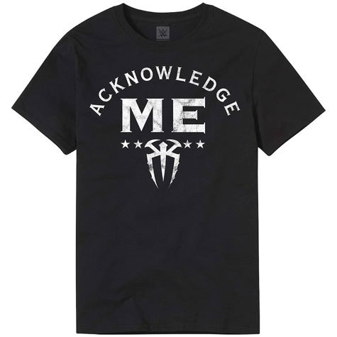 ロマン・レインズ Acknowledge Me Tシャツ - レスリング・マーチャンダイズ