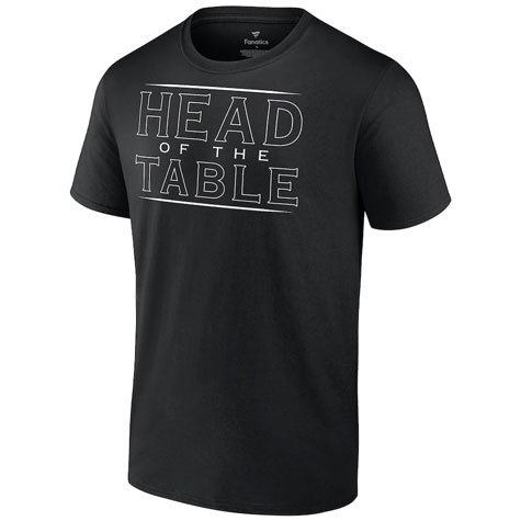 ロマン・レインズ Head Of The Table Tシャツ Fanaticsブランド - レスリング・マーチャンダイズ