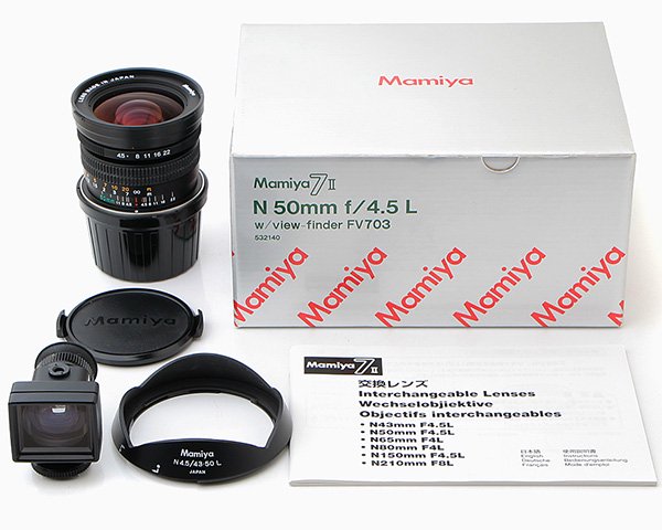 Mamiya7用 N 50mm F4.5 L (マミヤ Mamiya7II) - カメラと撮影機材の 