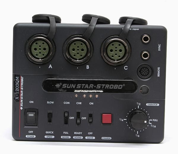 サンスターストロボ SUNSTAR STROBO X-1203QM MFH-25 ２灯セット X 