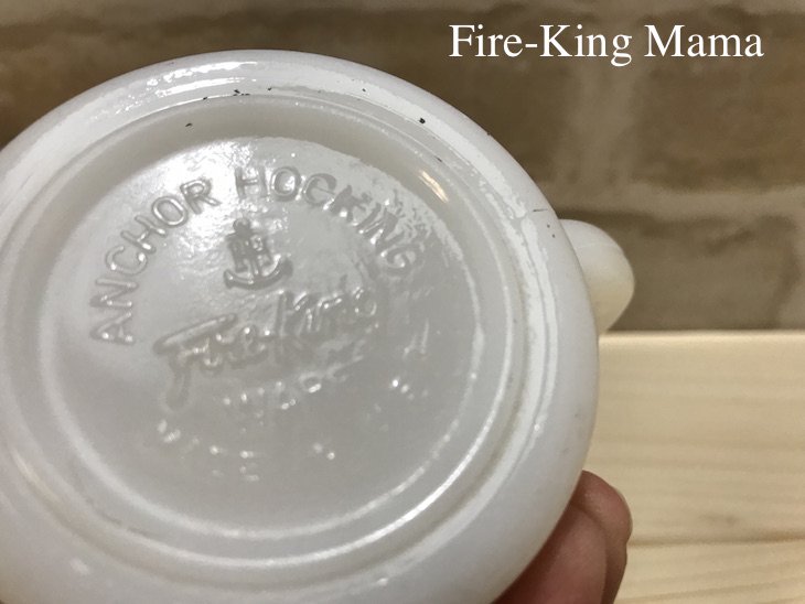 ファイヤーキング Fire King ホワイト 白 Dハンドルマグ Very Good - Fire-King ファイヤーキング 専門店  Fire-King Mama