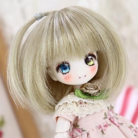 4inchサイドテール 砂色 Dollウィッグと洋服のお店 Dollce ドルチェ