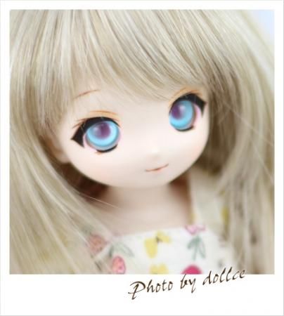 16mm LGグラスアイ/浅縹D・虹彩なし - Dollウィッグと洋服のお店---DOLLCE---ドルチェ