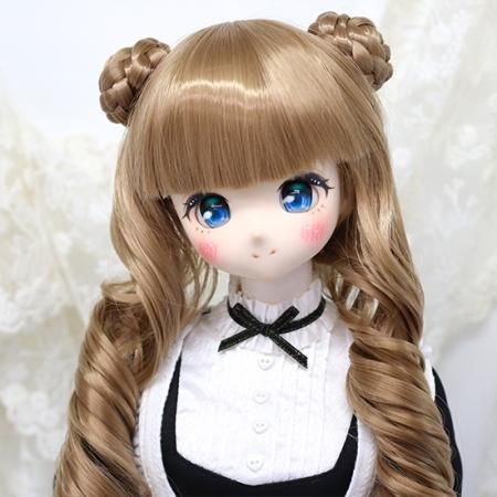 【波ばか様★専用】３ｍｍセミドライ/カール起毛/ノンジップ 9inchシニヨンカール／香染 - DOLLCE