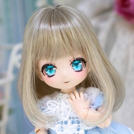 4inchソフトボブ 砂色 Dollウィッグと洋服のお店 Dollce ドルチェ