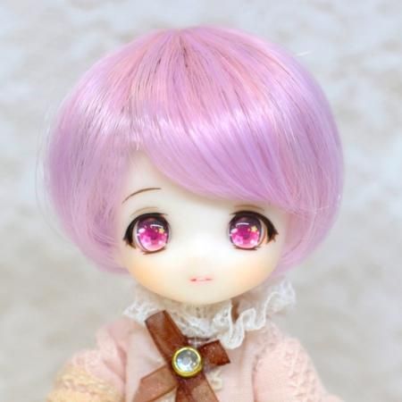 4inchグラデーションショート 桃 紫 Dollウィッグと洋服のお店 Dollce ドルチェ