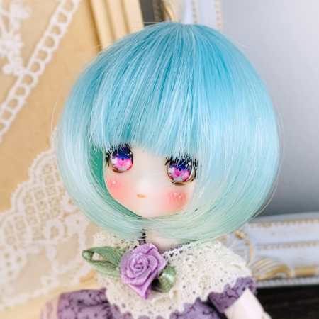4inchグラデーションボブ 空色 白群 Dollウィッグと洋服のお店 Dollce ドルチェ 4inchグラデーションボブ 空色 白群 Dollウィッグと洋服のお店 Dollce ドルチェ