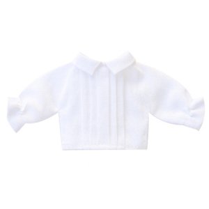 Frill blouse/White