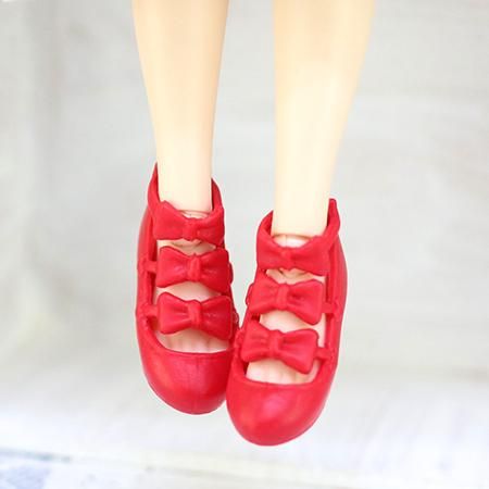 1/6サイズ ミルフィーユブーツ・レッド - DOLLCE