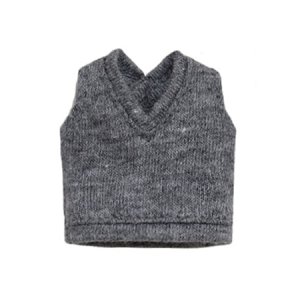 Knit Vest Charcoal