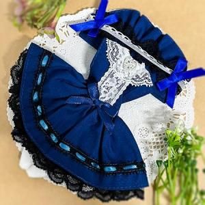 カットワークレース ドレス ドール用 Lサイズあり】刺繍レース×チョーカー風タイトミニキャバドレス