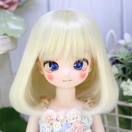 7inchソフトボブ 蜂蜜色 Dollウィッグと洋服のお店 Dollce ドルチェ