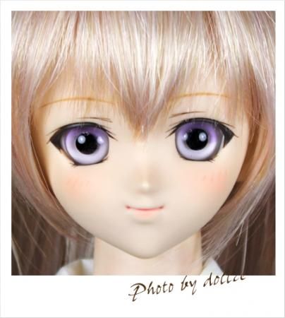 24mm Lgグラスアイ 浅紫2色 虹彩なし Dollウィッグと洋服のお店 Dollce ドルチェ