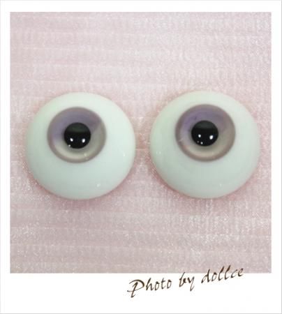 【専用です】グラスアイ 24㎜×6個 24mm LGグラスアイ/浅紫2色 ・虹彩なし - DOLLCE