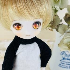 4inchグラデーションショート 黒 金 Dollウィッグと洋服のお店 Dollce ドルチェ