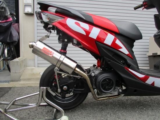 アドレスv125 油漢レース官、リアサス