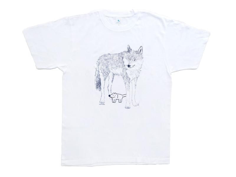 Tシャツ 本間あきら リアルウルフくん - FEWMANY ONLINE SHOP