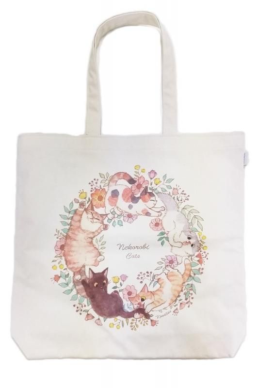 こなつ BIGトート ねこリース - FEWMANY ONLINE SHOP