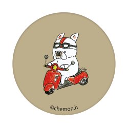 缶バッチ　by chemon.h　#23(フレブル号)