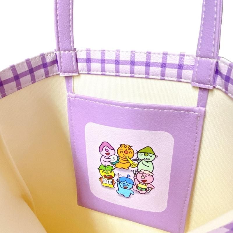 有賀忍 こんなこいるかな合皮トート しゅうごう(パープル