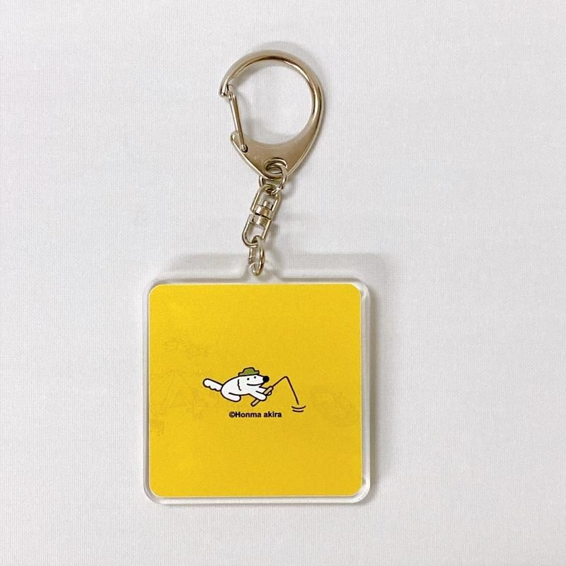 本間あきら ウルフくんEnjoyアクリルキーホルダー - FEWMANY ONLINE SHOP