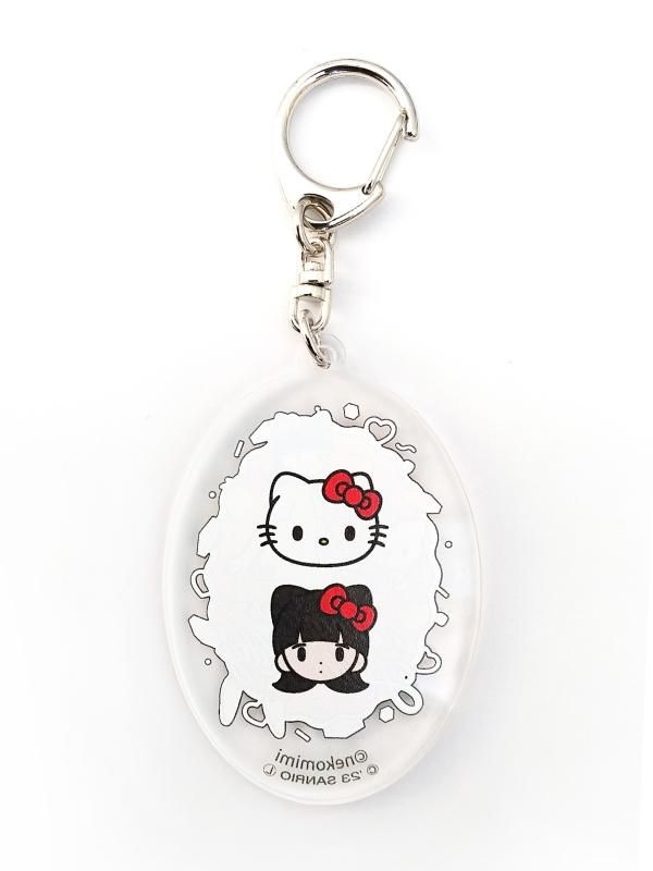 nekomimi x ハローキティ アクリルキーホルダー1 【FEWMANY x SANRIO