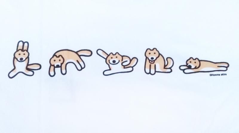 本間あきら Tシャツ シンプルぽにゃいぬ - FEWMANY ONLINE SHOP