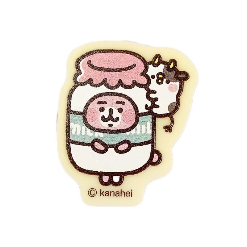 カナヘイ ピスケ&うさぎアクリルバッヂ ミルク - FEWMANY ONLINE