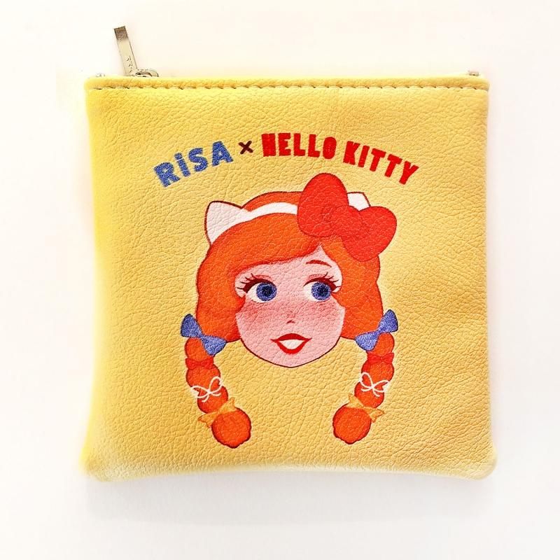RiSA x ハローキティ スクエアポーチ 【FEWMANY x SANRIO CHARACTERS