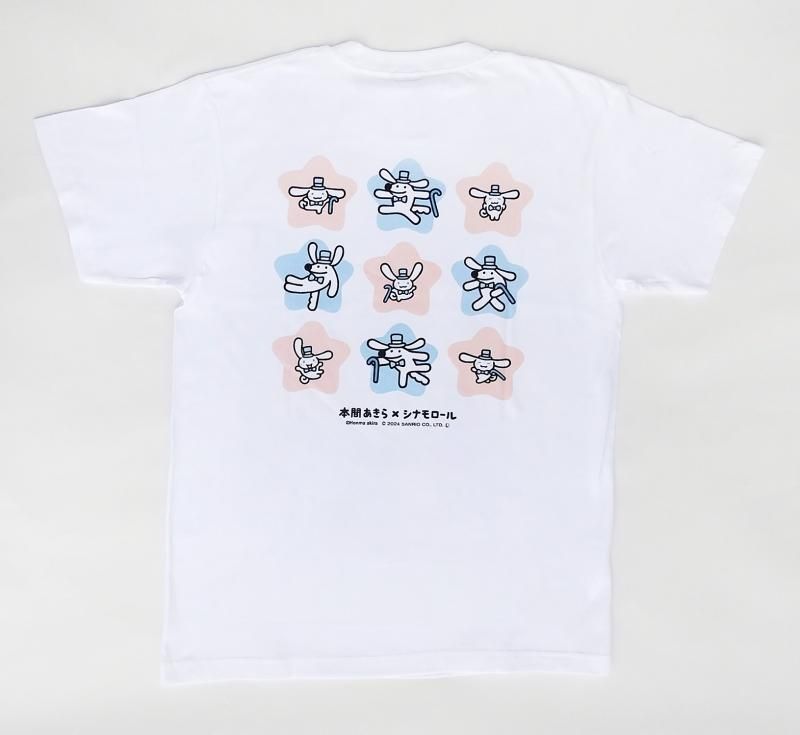 本間あきら x シナモロール Tシャツ 【FEWMANY x SANRIO