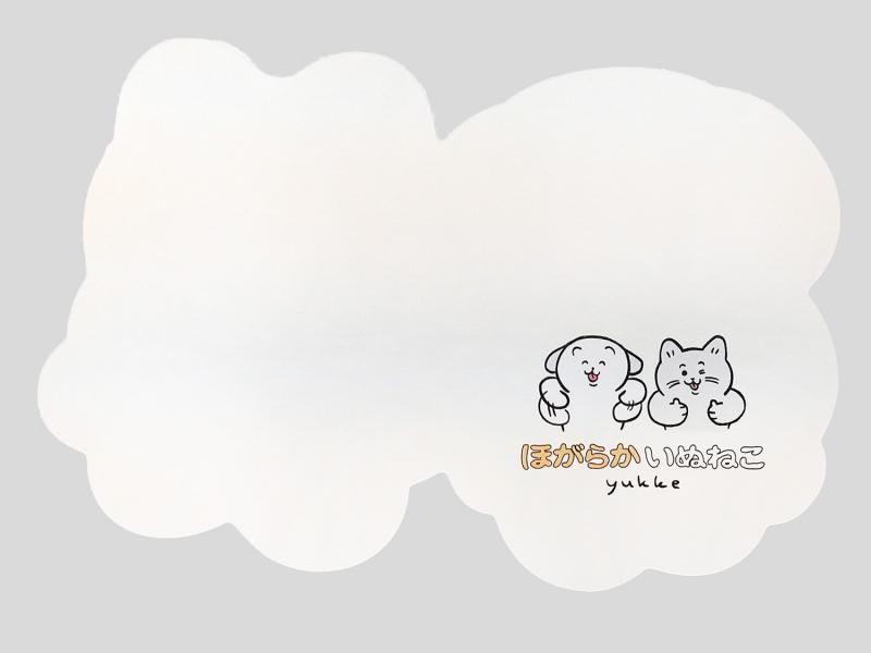 yukke ダイカットポストカード ほがらかいぬねこ - FEWMANY ONLINE SHOP