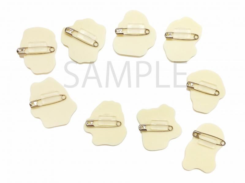 にしむらゆうじ どうぶつ国マップ ランダムアクリルバッジ - FEWMANY