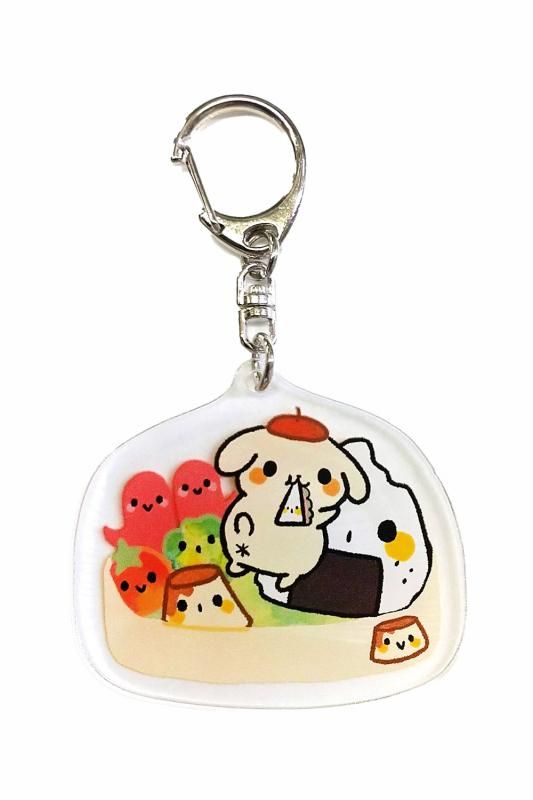 はしあさこ×ポムポムプリン アクリルキーホルダー1 【FEWMANY x